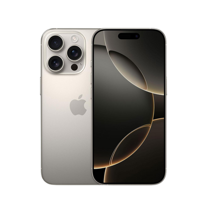 iPhone 16 Pro recondicionado Titânio natural Mac Store